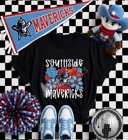 Floral SS Mavericks