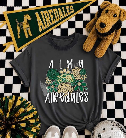 Floral Airedales