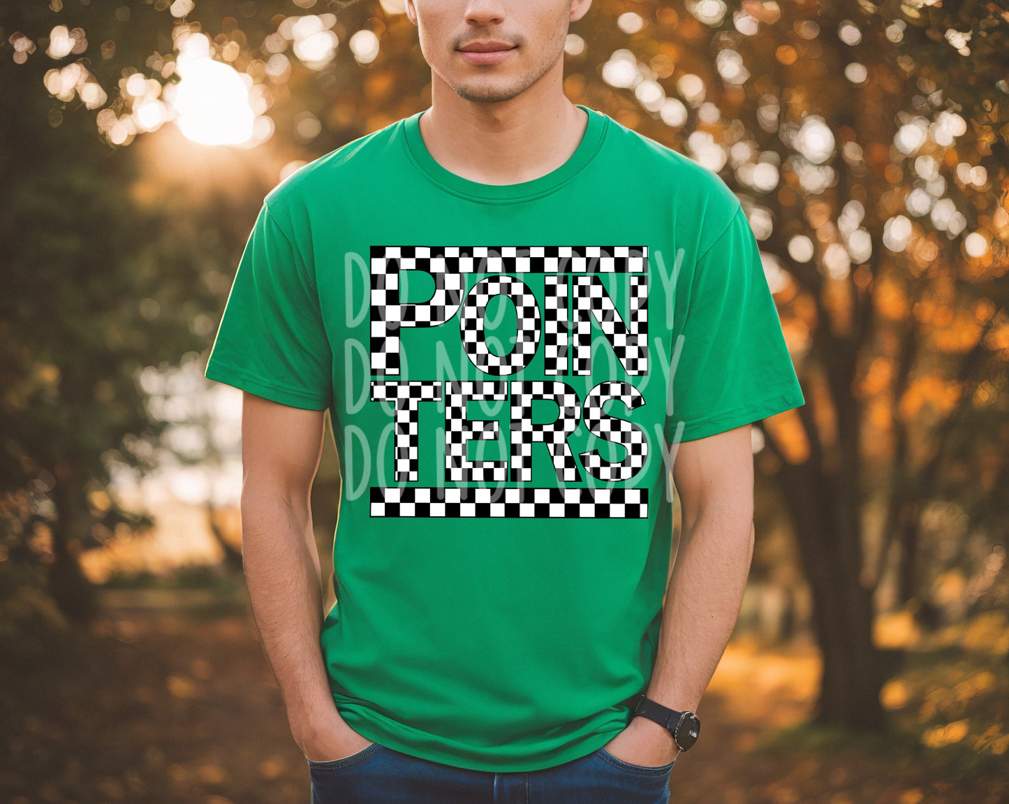 Checkered Pointers Tee