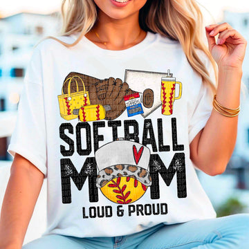 Softball Mom loud & proud