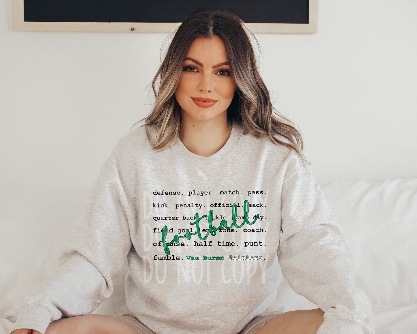 Pointers Football Words Tee