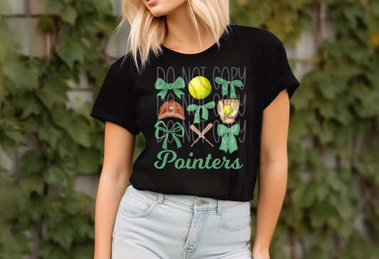 Pointers, Softball, and Bows Tee