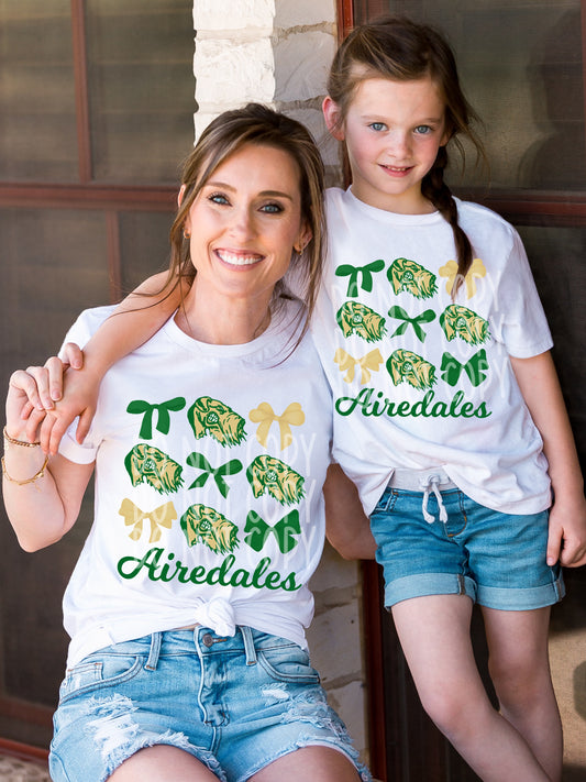 Airedales and Bows Tee