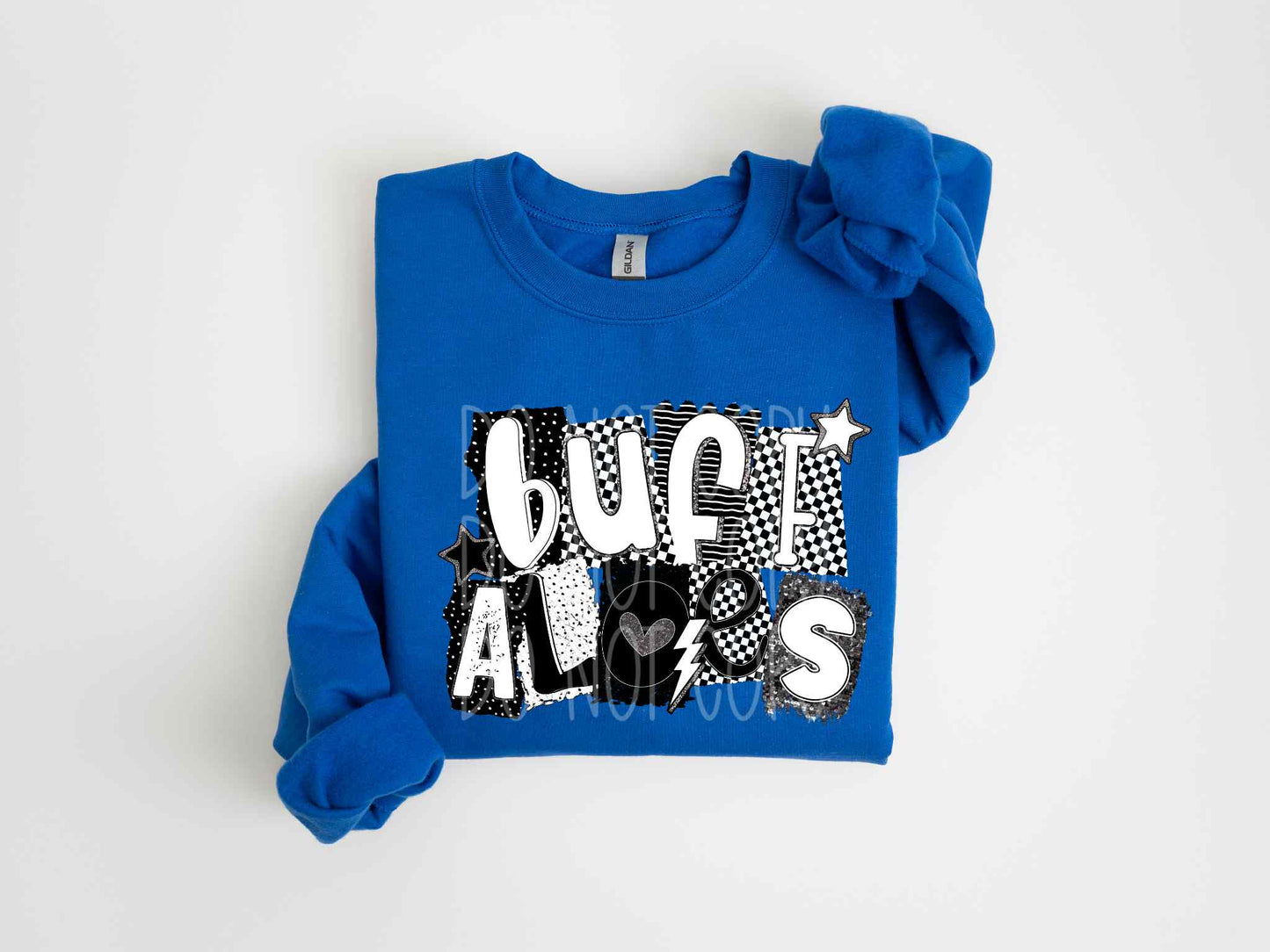 Buffaloes B&W Collage Tee