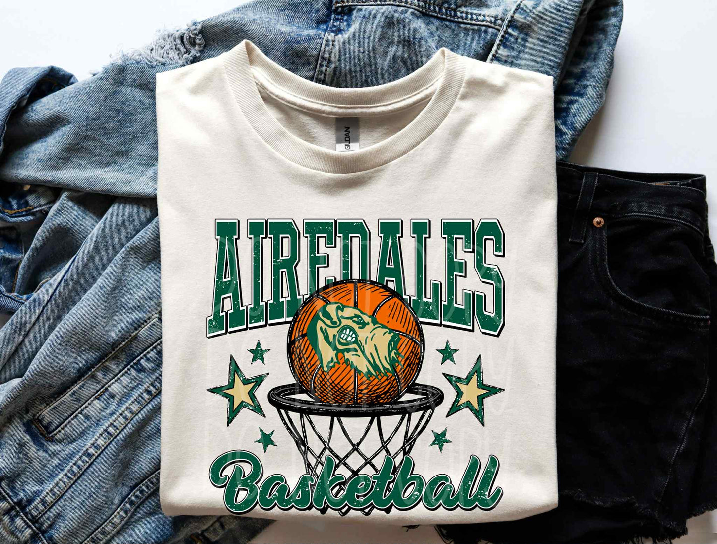 Airedales Basketball Tee