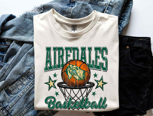 Airedales Basketball Tee