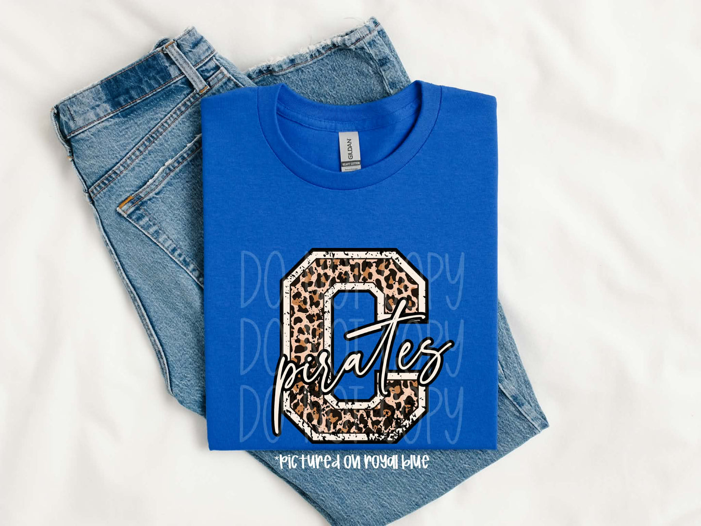 C Pirates Distressed Tee