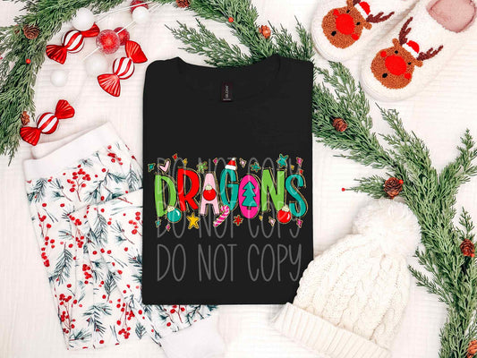 Dragons Christmas Tee
