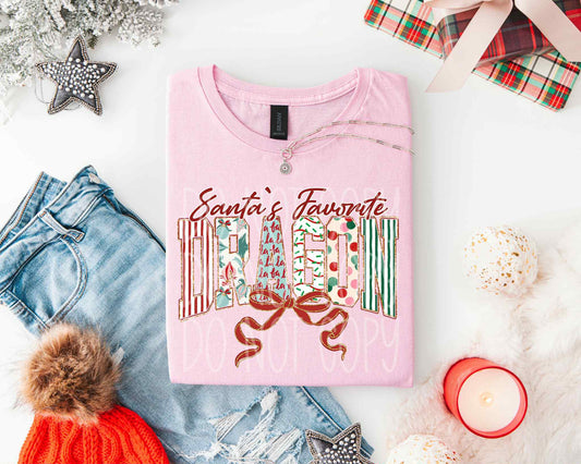 Santa's Favorite Dragon Tee