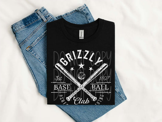 Grizzly Baseball Club Tee