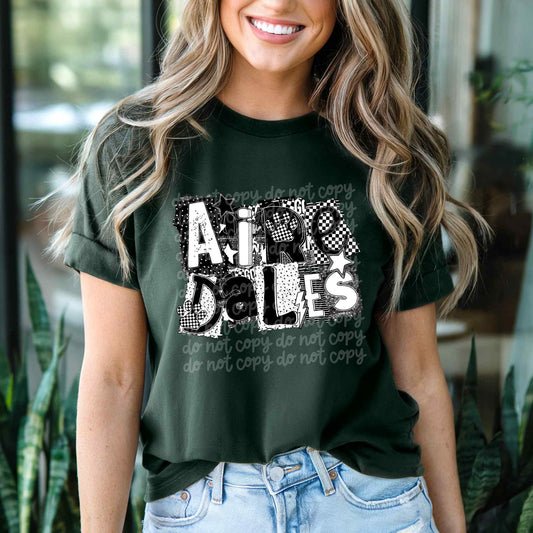 Airedales BW Tee