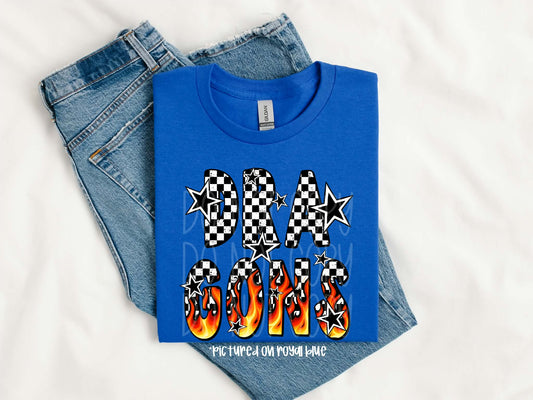 Dragons Flames Tee