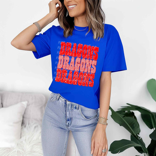 Dragons Stacked Tee