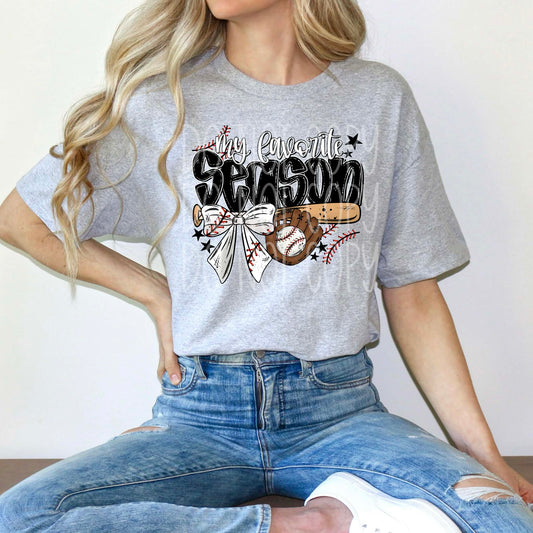 My Favorite Season Baseball Tee