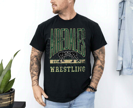 Airedales Wrestling Tee