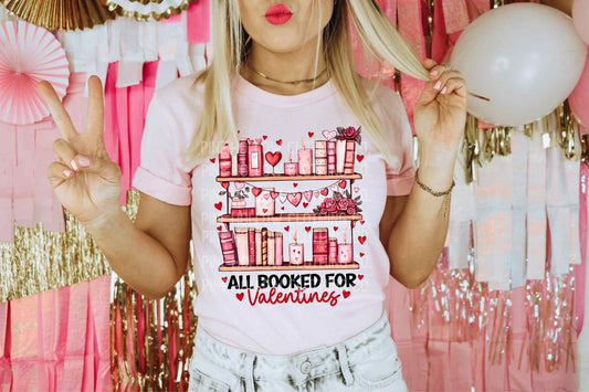 All Booked For Valentines Tee