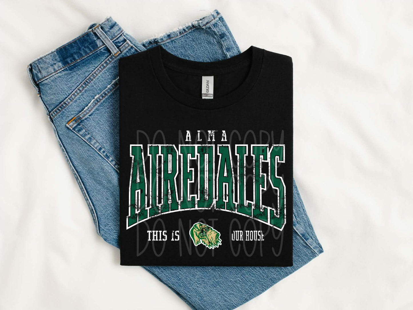 Airedales This Is Our House Tee