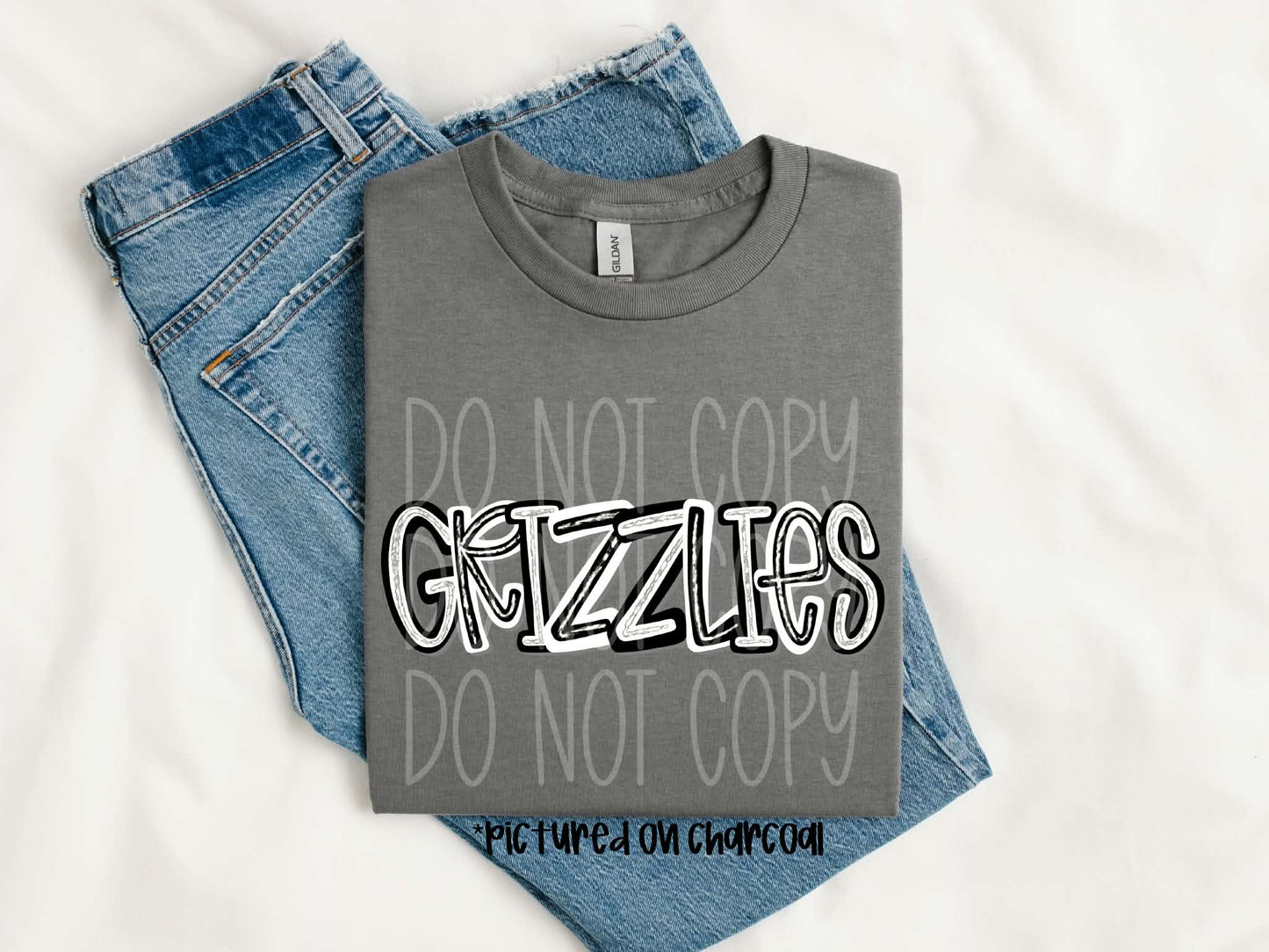Grizzlies Scribble Vibe Tee