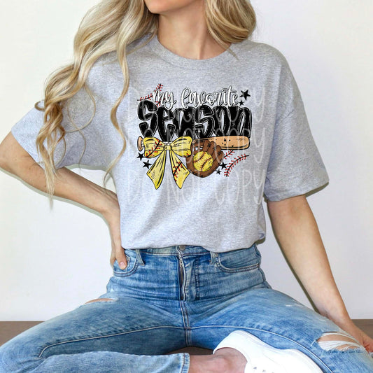 My Favorite Season Softball Tee