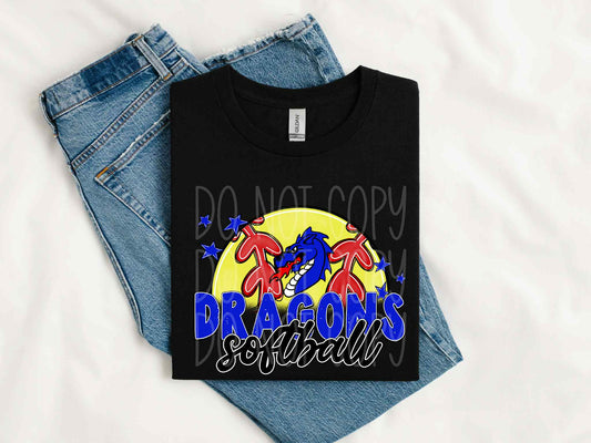Dragons Softball Tee