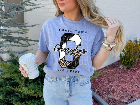Gans Grizzlies Small Town Big Pride Tee