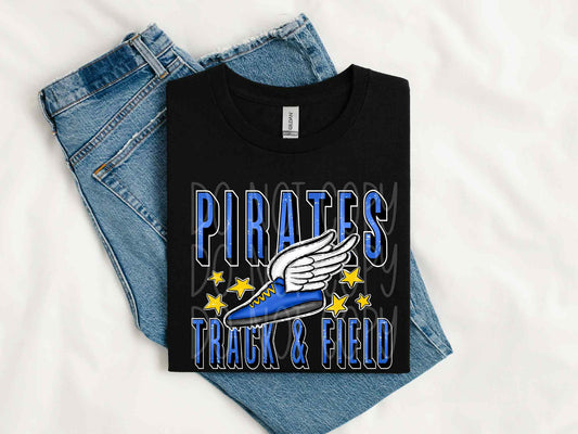 Pirates Track and Field Tee