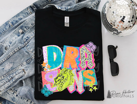 Dragons Neon Tee
