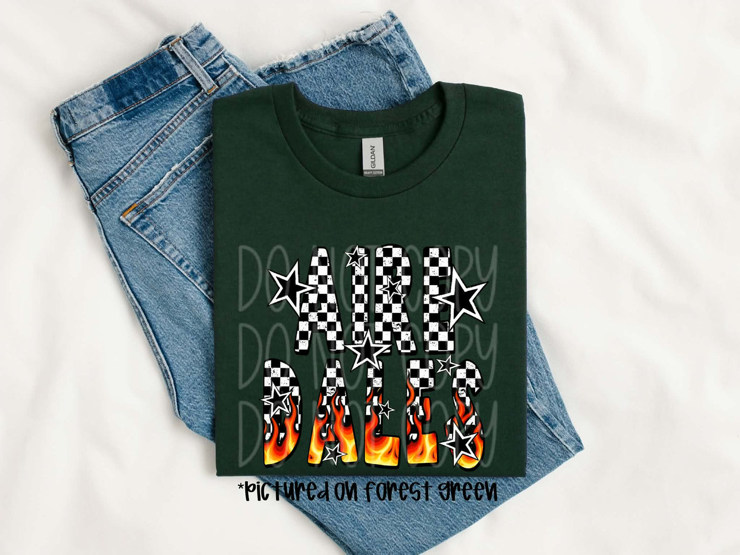 Airedales Flames Tee