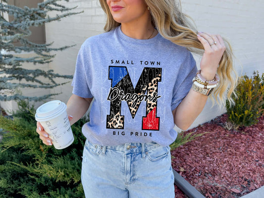 Mountainburg Dragons Small Town Big Pride Tee