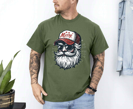 Trucker Hat Santa Tee