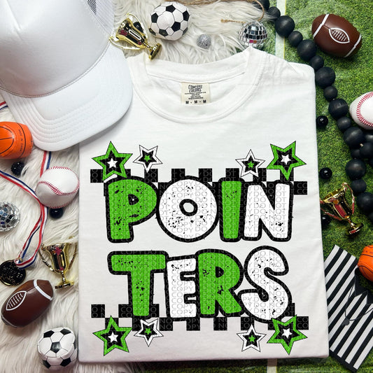 Pointers Stars And Checkered Tee