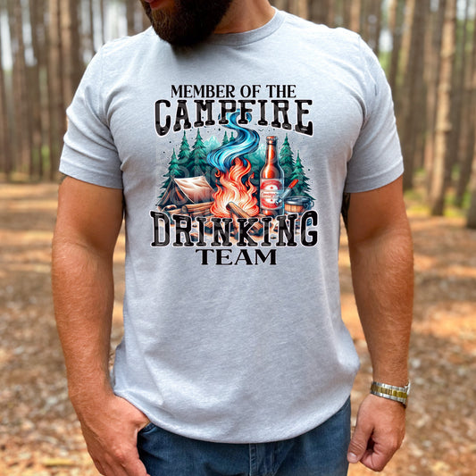 Campfire Drinking Team Tee