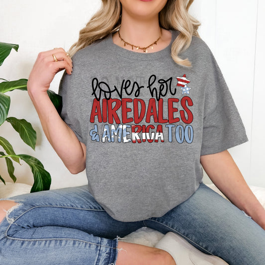 Love Her Airedales Tee