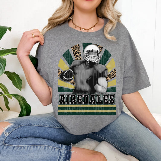 Airedale Football Player Tee