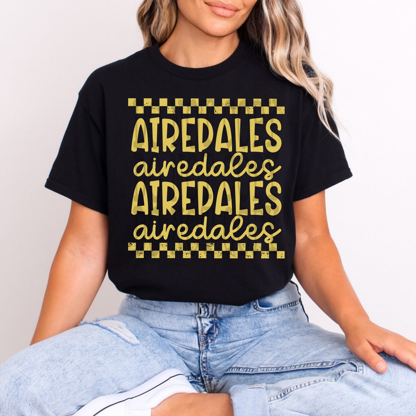 Airedales Stacked Tee