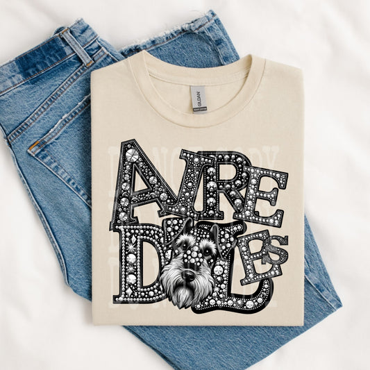 Airedales Rhinestone Tee