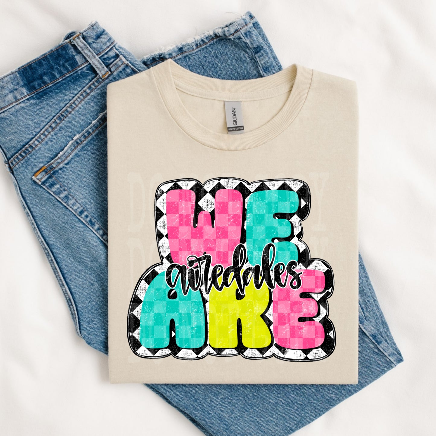 Preppy We Are Airedales Tee