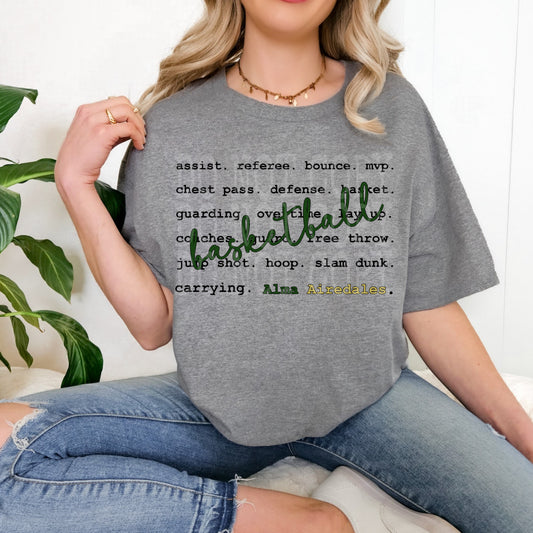 Basketball Airedales Tee