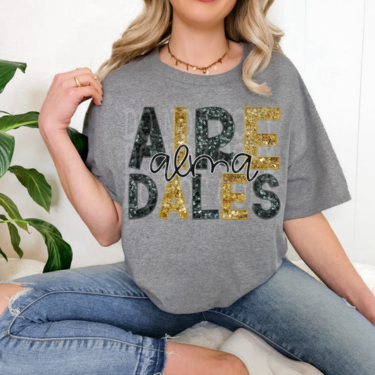 Sequins Alma Airedales Tee
