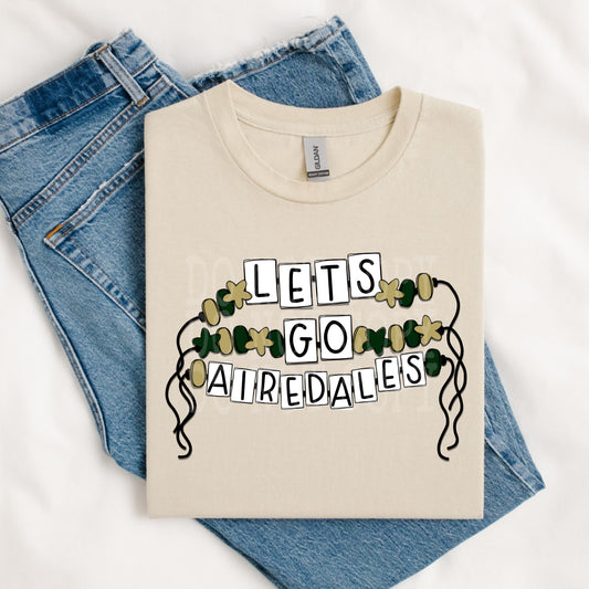 Let's Go Airedales Bracelets Tee