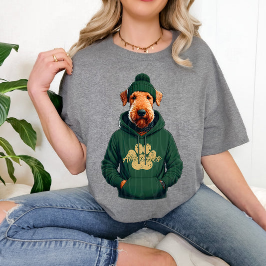 Mascot Hoodie Airedales Tee