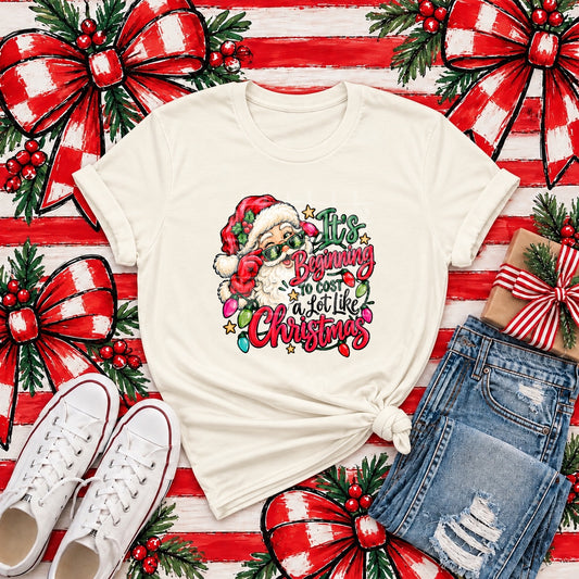 It's Beginning to Cost a Lot Like Christmas Tee product mockup
