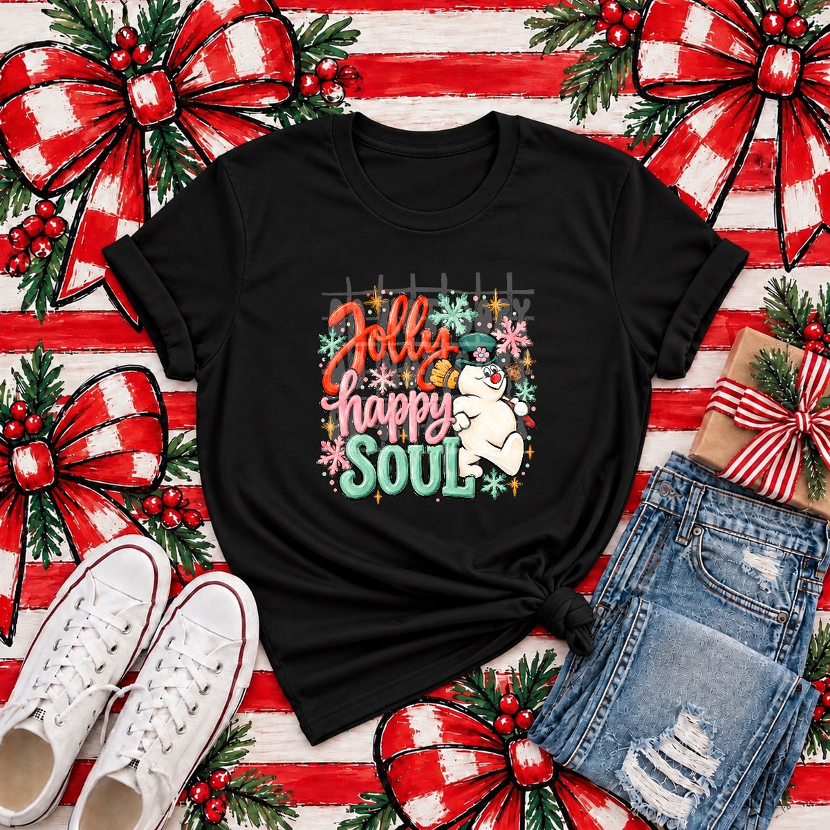 Jolly Happy Soul Graphic Tee mockup